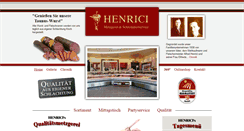 Desktop Screenshot of henrici.de